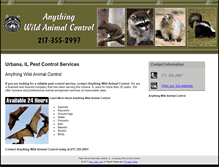 Tablet Screenshot of anythingwildanimalcontrolil.com
